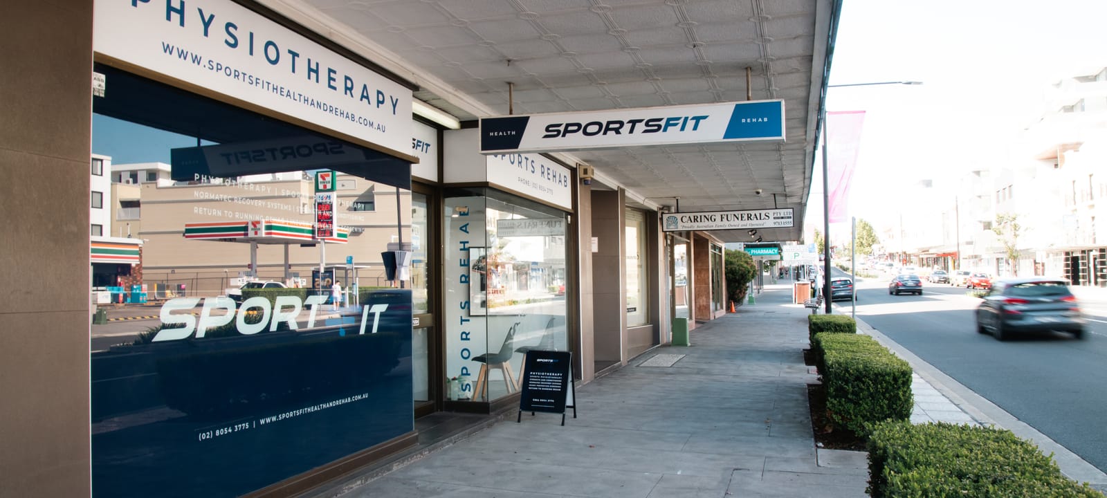 The SportsFit shopfront on Great North Road, Five Dock